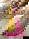 Pink Color Kadambari By Virasat Gown Catalog 1004