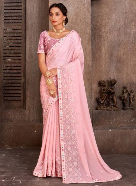 Pink Colour 463 Colours Wholesale Designer Sarees Catalog 463 A