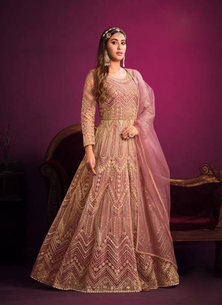 Pink Colour Aanaya Vol 156 By Twisha Gown Catalog 5601