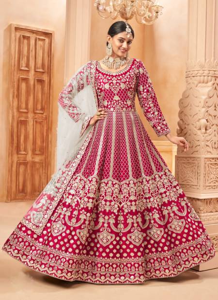 Pink Colour Aanaya Vol 157 By Twisha Gown Catalog 5703