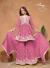 Pink Colour Aanaya Vol 194 By Twisha Designer Wear Sharara Suit Wholesale In India 9401