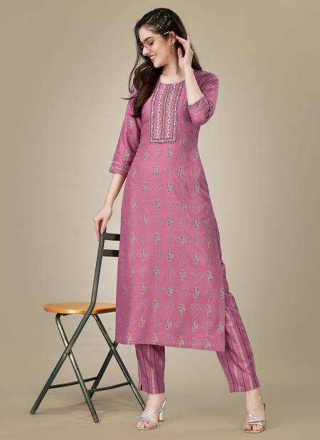 Pink Colour Aaradhna 1009 To 1026 Kurti With Bottom Wholesale Shop In Surat 1010