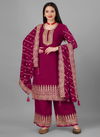 Pink Colour Aarti By Biva Georgette Suits Catalog 30009