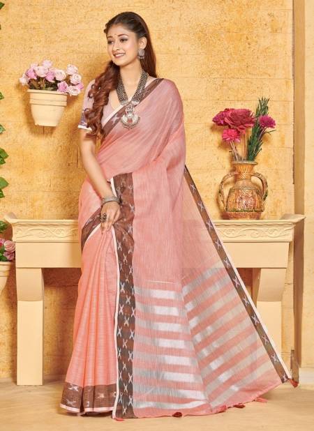 Pink Colour Aarushi 10079 To 10084 By Sangam Printed Saree Catalog 10081