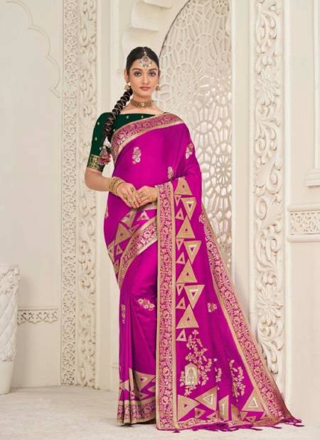Pink Colour Aashi Silk Vol 1 By Pankh Silk Saree Catalog 5603