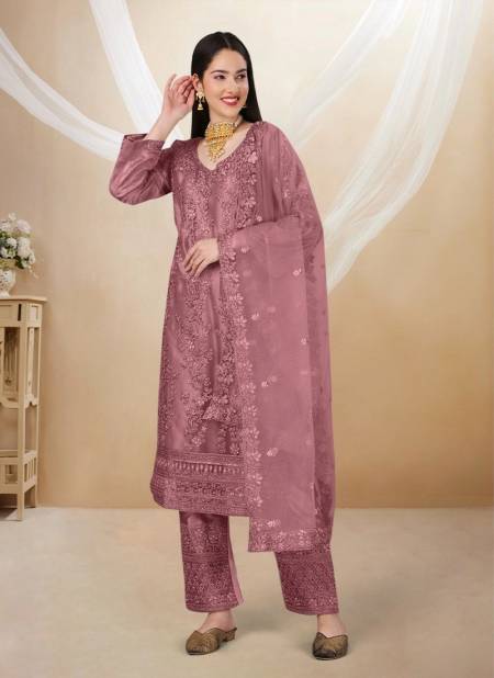 Pink Colour Ahanaa By Biva Designer Salwar Suit Catalog 30020
