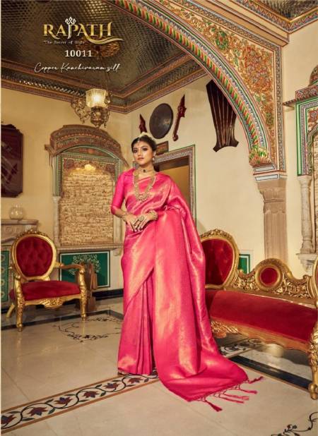 Pink Colour Ananta By Rajpath 10011 To 10016 Series Saree Wholesale Clothing Suppliers in India 10011