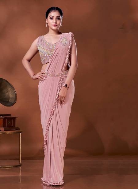 Pink Colour Amoha 101888 Colours Party Wear Sarees Catalog 101888 B