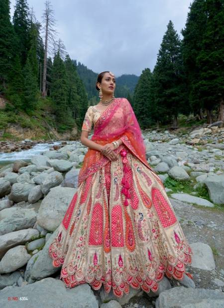 Pink Colour Anaara 63 By Tathastu Banarasi Silk Designer Lehenga Choli Catalog 6304