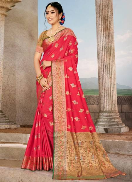 Pink Colour Anushka Festive Wear Wholesale Silk Sarees 1339
