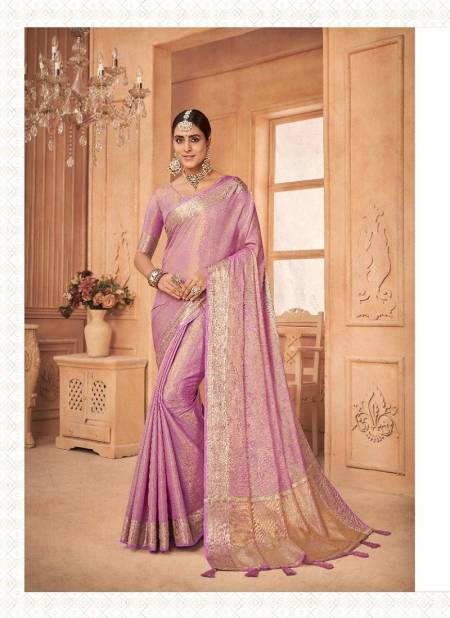 Pink Colour Anushka Vol 2 By Pankh Wedding Saree Catalog 6101