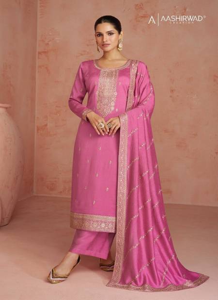 Pink Colour Coco By Aashirwad Designer Salwar Suits Catalog 9602