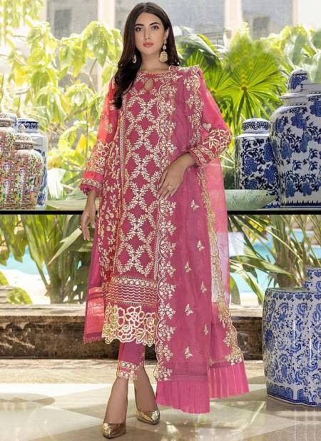 Pink Colour DS 147 Colours Wholesale Georgette Salwar Suit Catalog 147 B