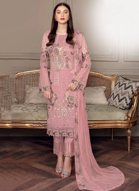 Pink Colour DS 161 Colours Ethnic Wear Wholesale Pakistani Salwar Suit Catalog 161 A