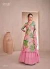 Pink Colour Dahleez By Sayuri Printed Mulslin Readymade Suits Wholesale Market In Surat 5525