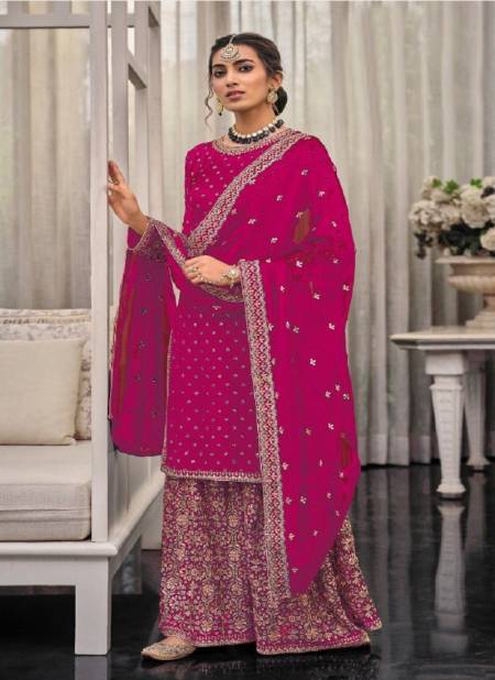 Pink Colour EB Shagun 1448 Master Colors Pakisatani Suits Catalog 1448 A