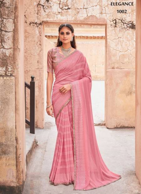 Pink Colour Elegance By Fashion Lab Designer Saree Catalog 1002