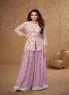 Pink Colour Firdous By Gulkayar Real Chinon Readymde Suit Wholesale Price In Surat 7511 A