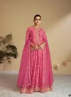 Pink Colour Florence By Gulkayra Real Chinon Designer Readymade Suits Orders In India 7485
