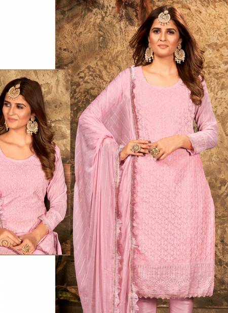 Pink Colour Fulkari NX Wholesale Pakistani Salwar Suit Catalog R Fulkari A