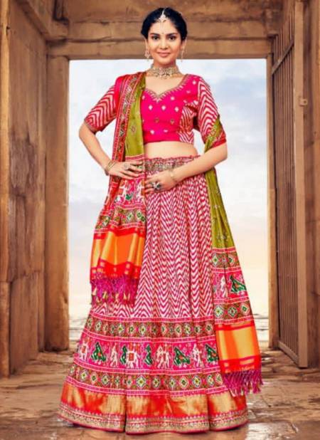 Pink Colour Gajraj Wholesale Designer Lehenga Choli Catalog 8011