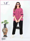 Pink Colour Gattu Vol 2 By Moksh Cotton Short Top Western Catalog 3327