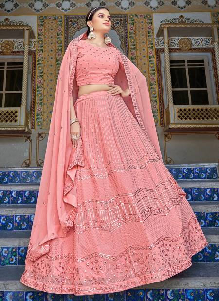 Pink Colour Girish Vol 2 Wholesale Designer Lehenga Choli Catalog 154