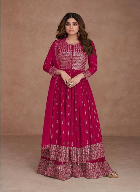 Pink Colour Idika By Aashirwad Designer Salwar Suit Catalog 9539
