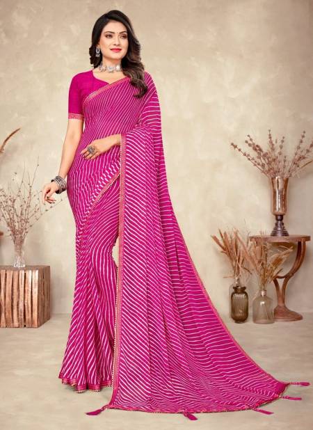 Pink Colour Jalpari Vol 4 By Ruchi Daily Wear Saree Catalog 24401 A