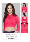 Pink Colour Janasya Ladies Blouse Catalog 1
