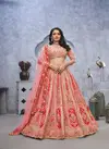 Pink Colour KF 22 To KF 415 By Kesar Fab Ocassion Wear Designer Lehenga Choli Wholesale Online KF 30 pink