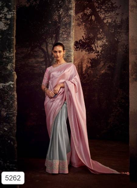 Pink Colour Kajal 13 By Kimora Fancy Soft Function Wear Designer Saree Catalog 5263