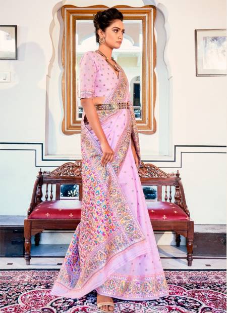 Pink Colour Kalakari By Rajyog Colors Printed Sarees Catalog 109004
