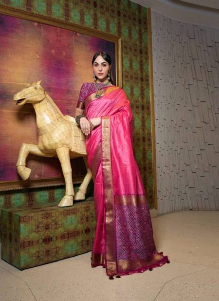 Pink Colour Kalakruti By Kira Ivary Exclusive Designer Saree Catalog 12000