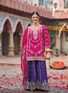Pink Colour Kanak By Eba Chinon Designer Readymade Suits Orders In India 1799