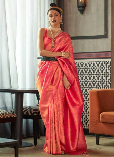 Pink Colour Kanvi Silk Royals Festive Wear Wholesale Designer Sarees 3004