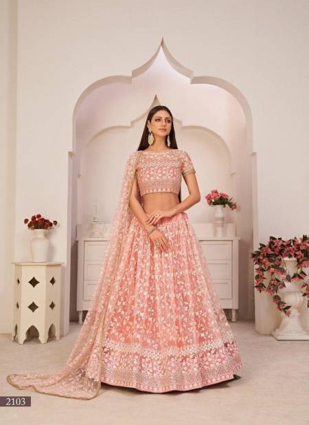 Pink Colour Kelaya Vol 1 (2103 Colours) By Narayani Fashion Net Lehenga Choli Online Wholesale 2103