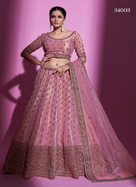 Pink Colour Kimaya Vol 2 Wedding Wear Wholesale Designer Lehenga Choli 34003