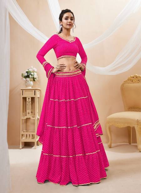 Pink Colour Lavish Vol 1 By Zeel Clothing Wedding Georgette Bulk Lehenga Choli Orders In India 603
