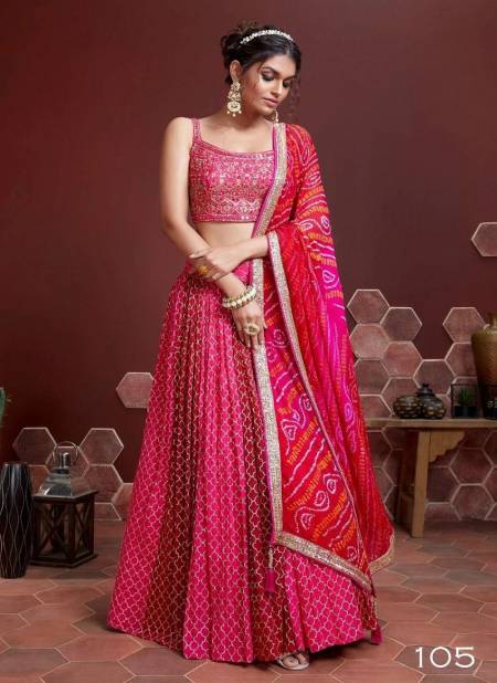 Pink Colour Mandakini Vol 1 By Zeel Clothing Wedding Wear Lehenga Choli Exporters In India 105