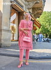 Pink Colour Maruel By Zaveri Cotton Embroidery Readymade Suits Orders In India 1337
