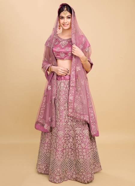 Pink Colour Mehek Wedding Wear Wholesale Designer Lehenga Choli Catalog SRL 2