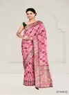 Pink Colour Narayani Silk By Mahotsav Daily Wear Saree Orders In India N7458D