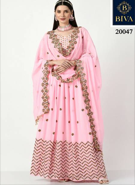 Pink Colour Netri By Biva Designer Lehenga Choli Wholesale Market In Surat 20047