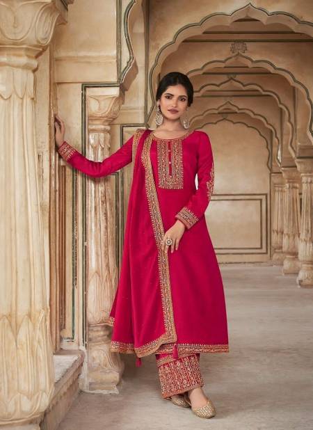Pink Colour Nitya Vol 186 By LT Wedding Salwar Suit Catalog 86003