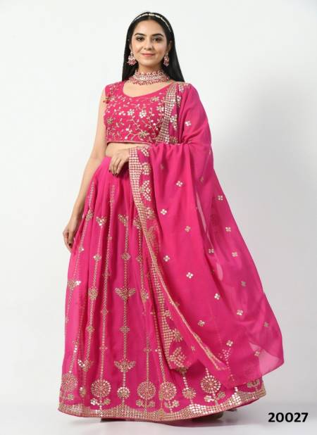 Pink Colour Niyati By Biva Designer Lehenga Choli Catalog 20027