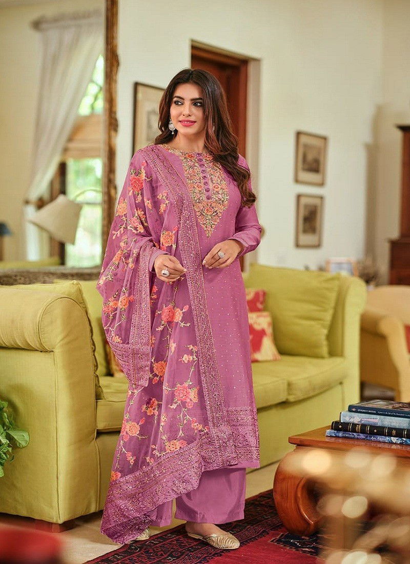 Pink Colour Nyra Vol 3 By Eba Lifestyle Designer Salwar Suits Catalog 1371