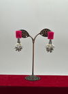 Pink Colour Occation Wear Earrings Catalog 792
