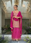Pink Colour Preet By Zaveri Premium Silk With Embroidery Work Readymade Suit Catalog 1241