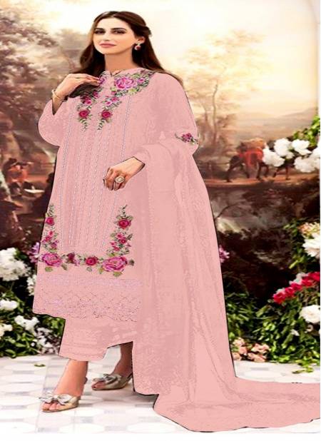 Pink Colour R 528 NX Colors Pakistani Suit Catalog 528 M